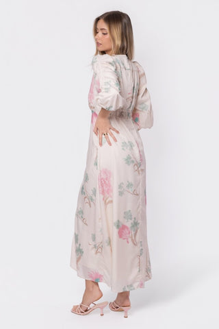 Patricia Dress (Green Pink)