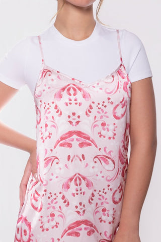 Paula Dress (Pink Pattern)