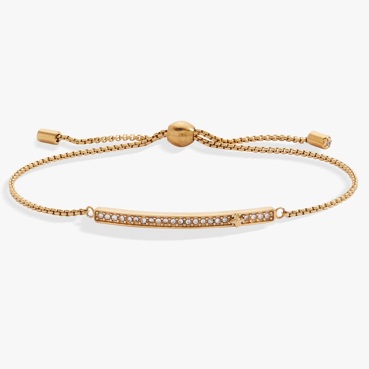 April Everyday Birthstone Pave Bolo Bracelet