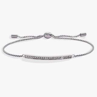 April Everyday Birthstone Pave Bolo Bracelet