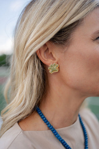 Paw Print Stud - Gold Earring - Glamourous Grace