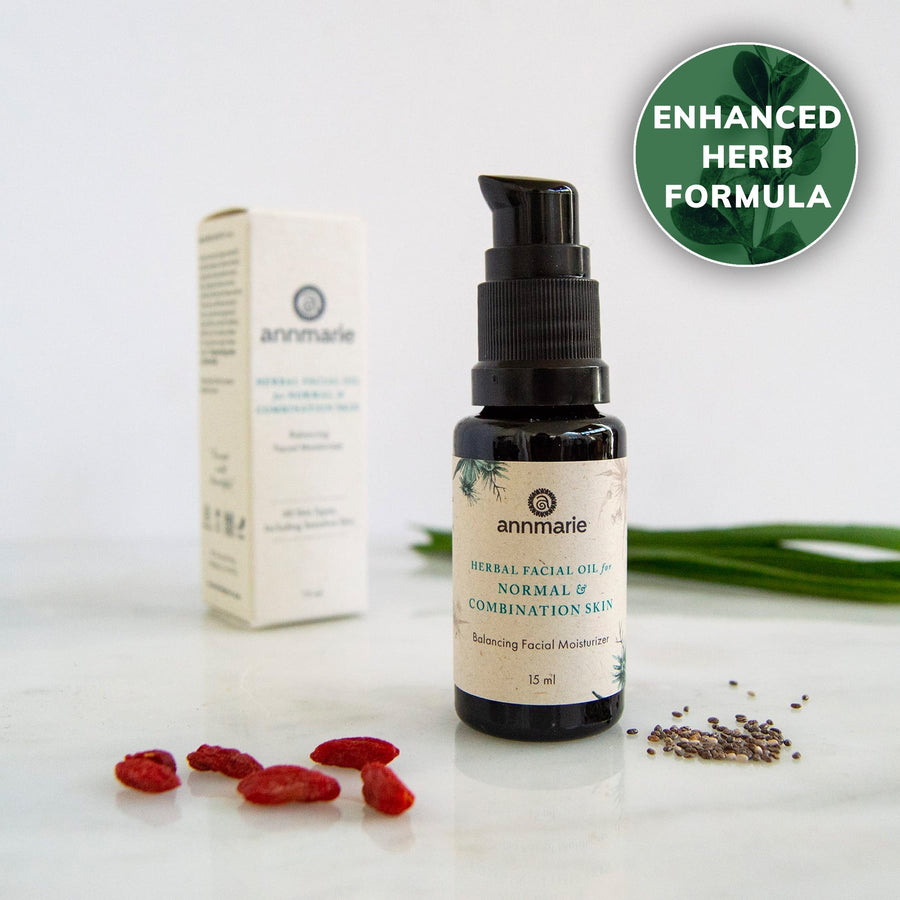 Herbal Facial Oil for Normal & Combination Skin (15ml)- Collective - Glamourous Grace