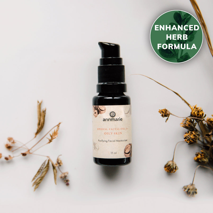 Herbal Facial Oil for Oily Skin (15ml)- Collective - Glamourous Grace