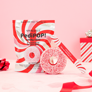Candy Cane | Holiday PediPOP! Pedi Buffer & Nail File - Glamourous Grace