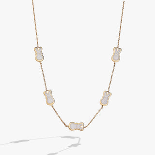 PEEPS® Pearlized Bunny Charm Necklace