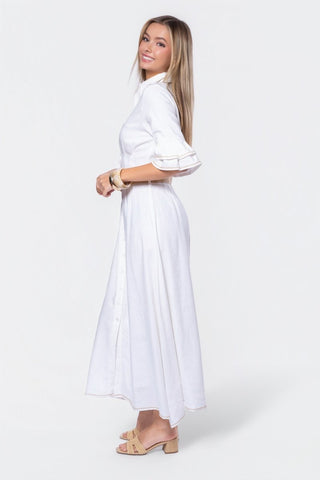 Penelope Dress (White Ground)