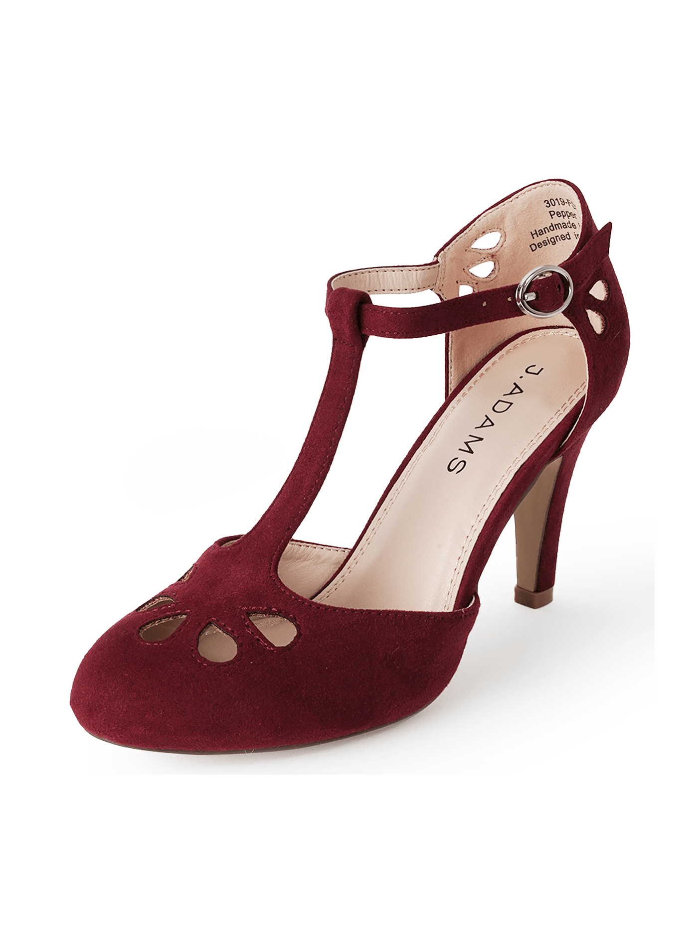 Pepper | Burgundy Suede - Glamourous Grace
