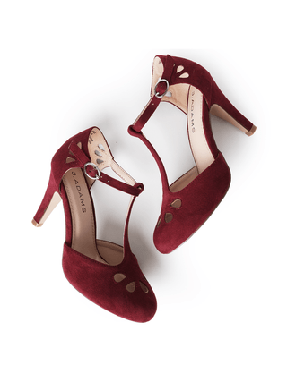 Pepper | Burgundy Suede - Glamourous Grace