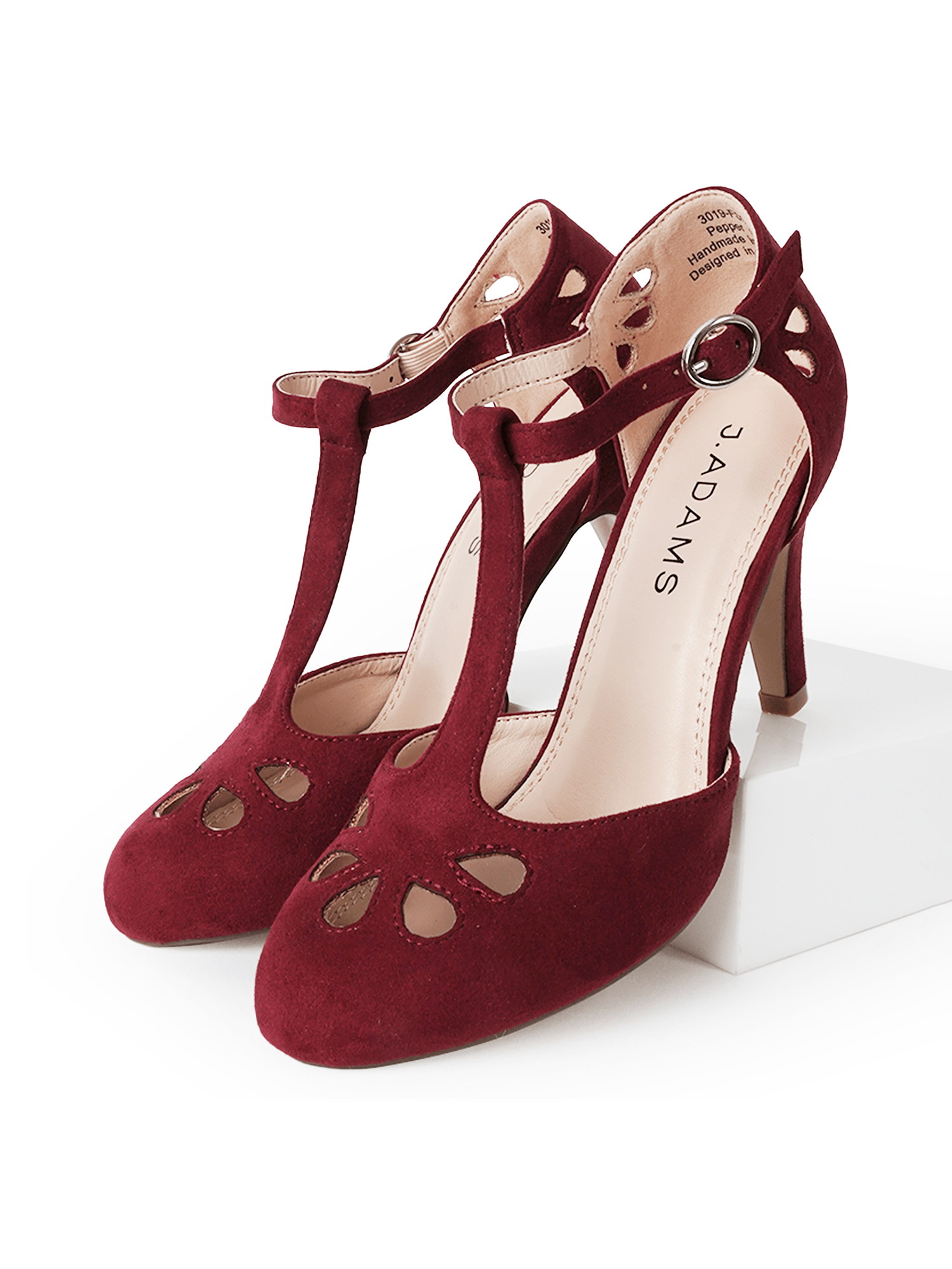 Pepper | Burgundy Suede - Glamourous Grace