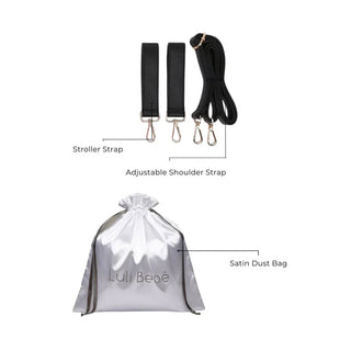 Petit Diaper Bag Ebony Black