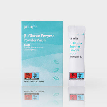 PETITFEE BETA-GLUCAN Enzyme Powder Wash 1g X 20ea - Glamourous Grace