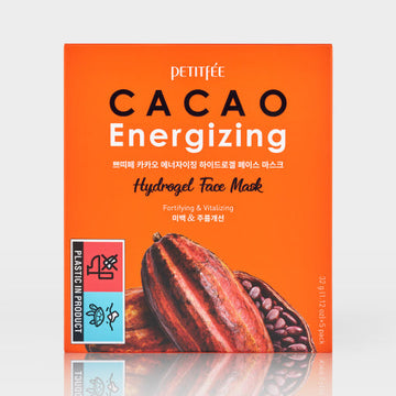 PETITFEE CACAO Energizing Hydrogel Face Mask 32g X 5ea - Glamourous Grace