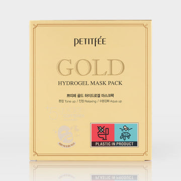 PETITFEE Gold Hydrogel Mask Pack 32g X 5ea - Glamourous Grace