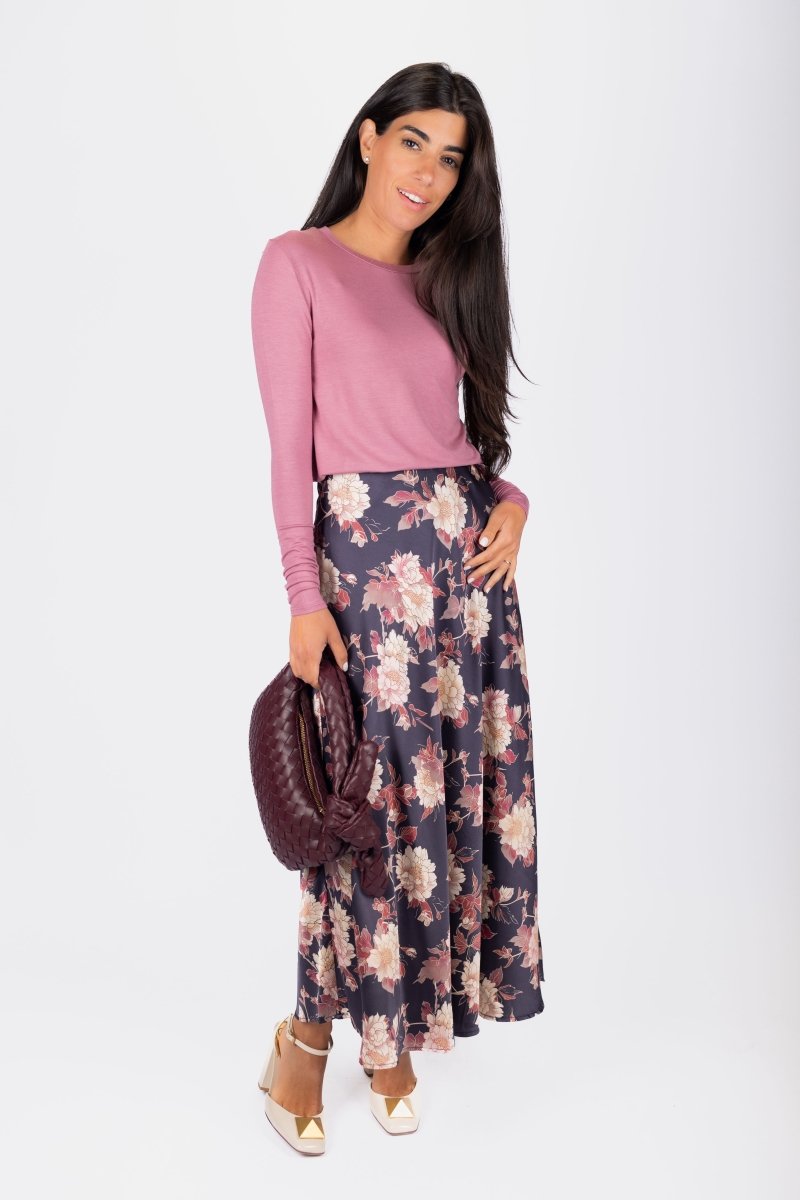 Phoebe Tee (Dusty Rose) - Glamourous Grace