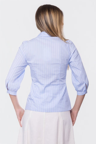 Pia Top (Blue Stripe)
