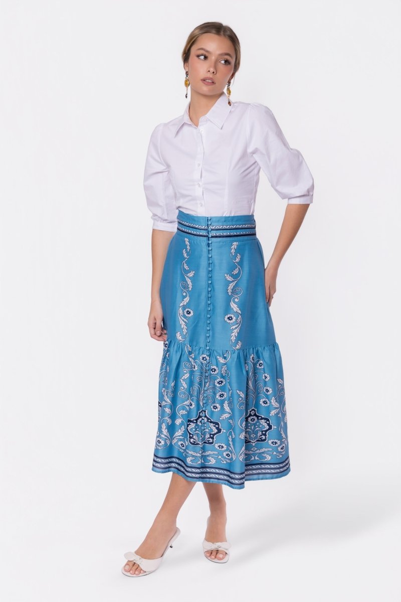 Pia Top (White) - Glamourous Grace