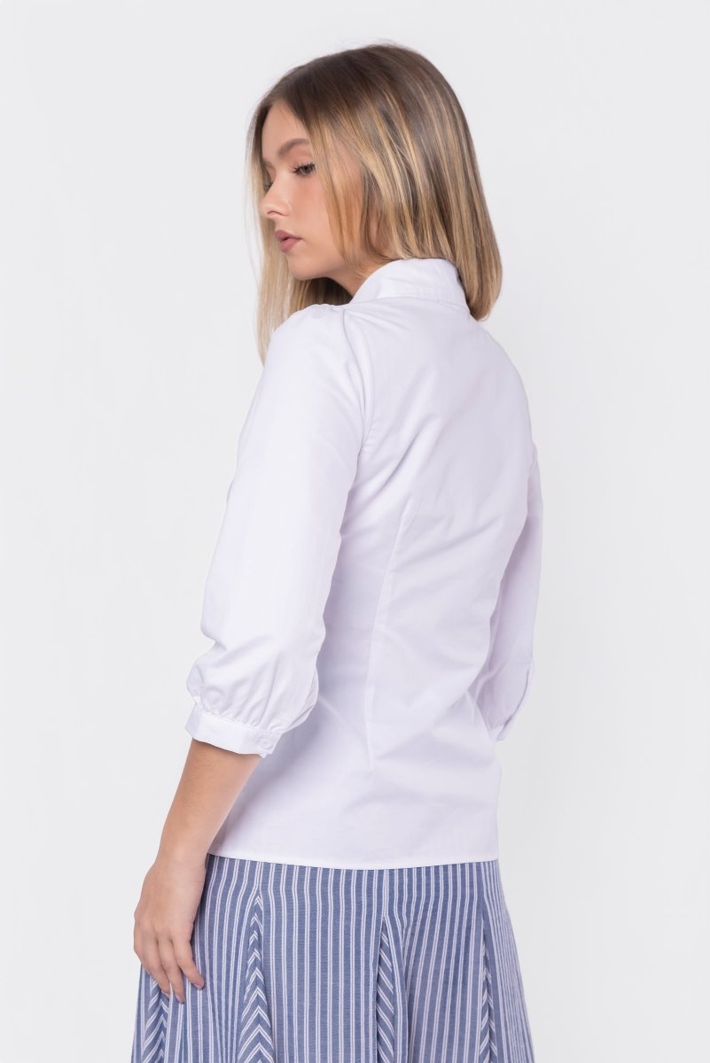 Pia Top (White) - Glamourous Grace