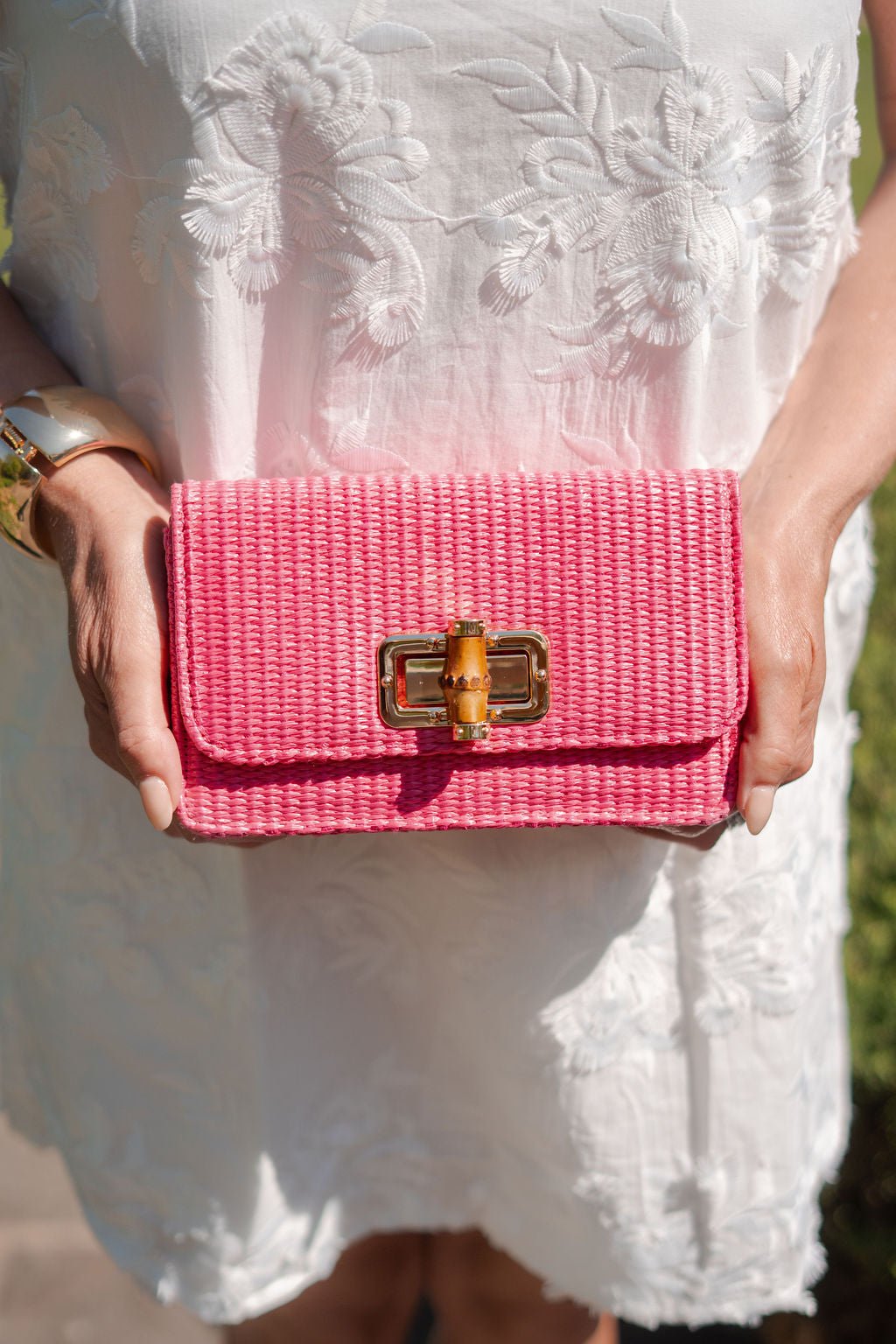 Pink Lilly Clutch - Glamourous Grace