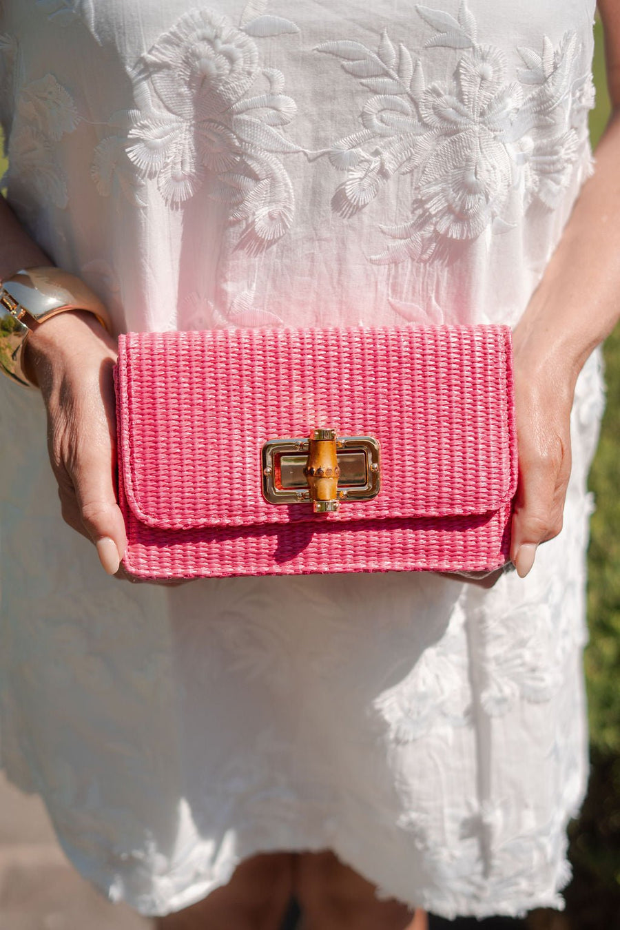 Pink Lilly Clutch - Glamourous Grace