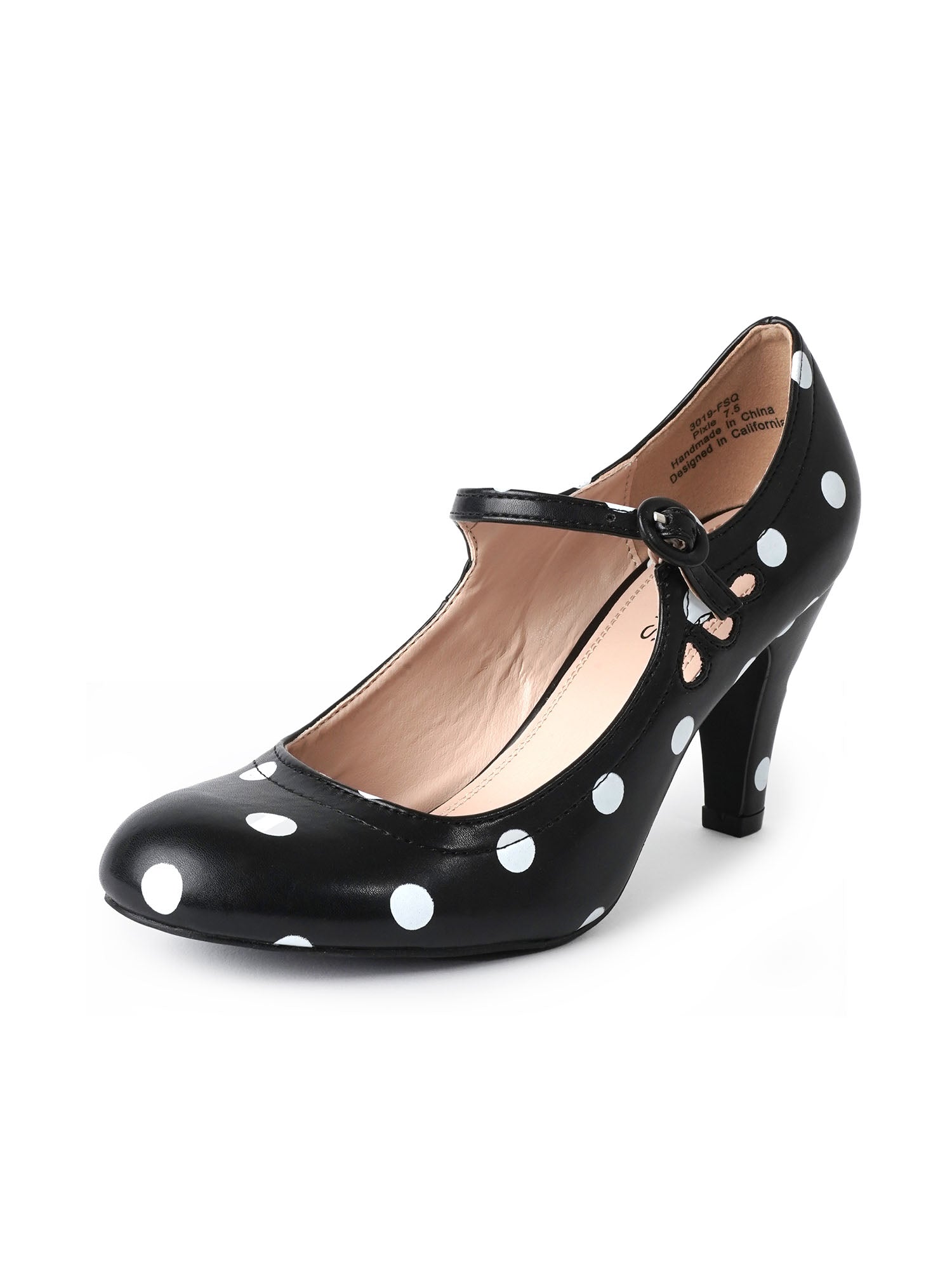 Pixie | Black/White Polka Dot - Glamourous Grace