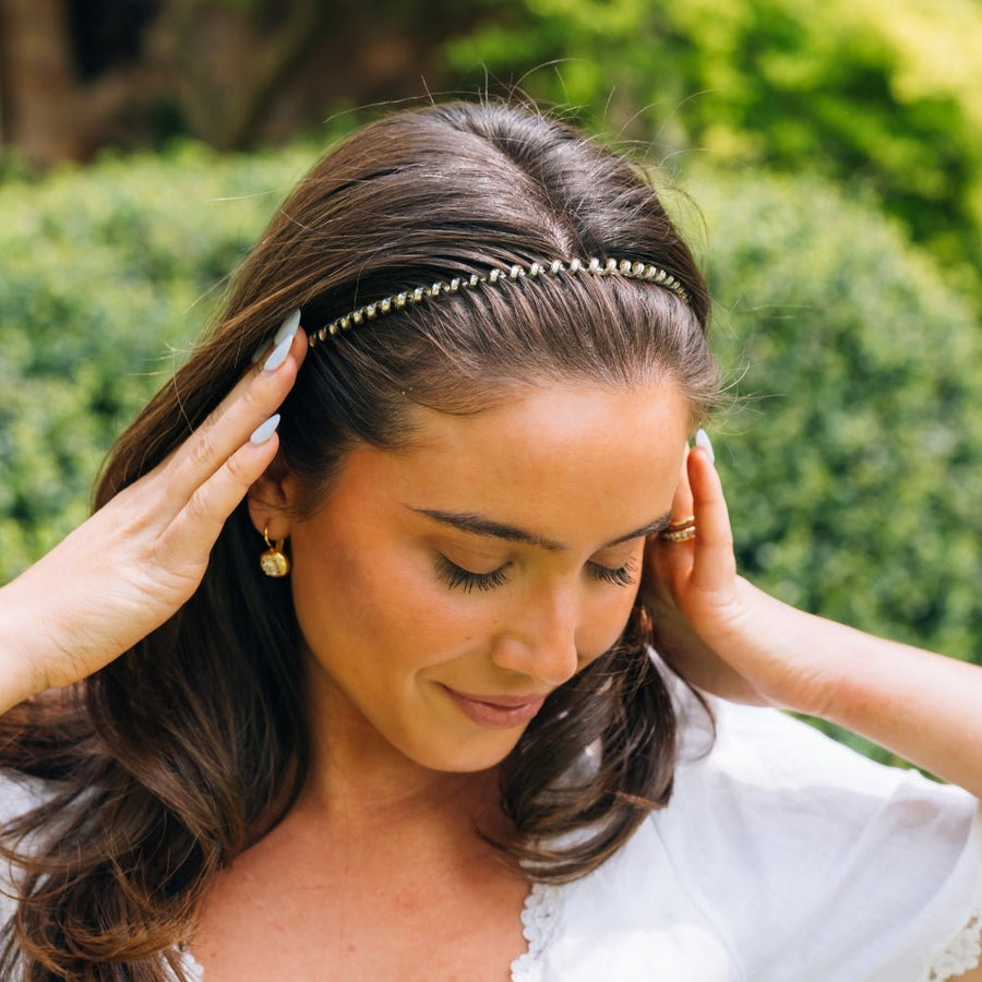 Platinum Headband - Glamourous Grace