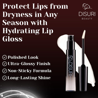 DISURI Beauty Glossy Blast Lip Gloss - Glossy Pop (M13)