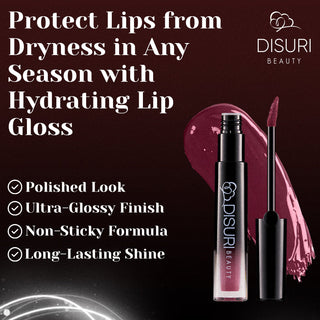 DISURI Beauty Glossy Blast Lip Gloss - Kiss Me (M63)