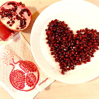 Pomegranate Swedish Dishcloth