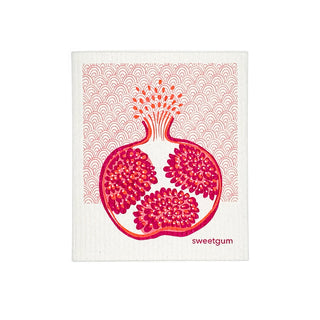 Pomegranate Swedish Dishcloth