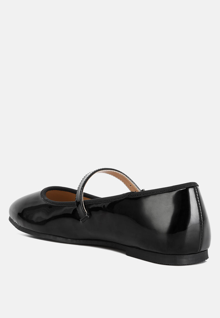 Posy Classic Mary Jane Flats - Glamourous Grace