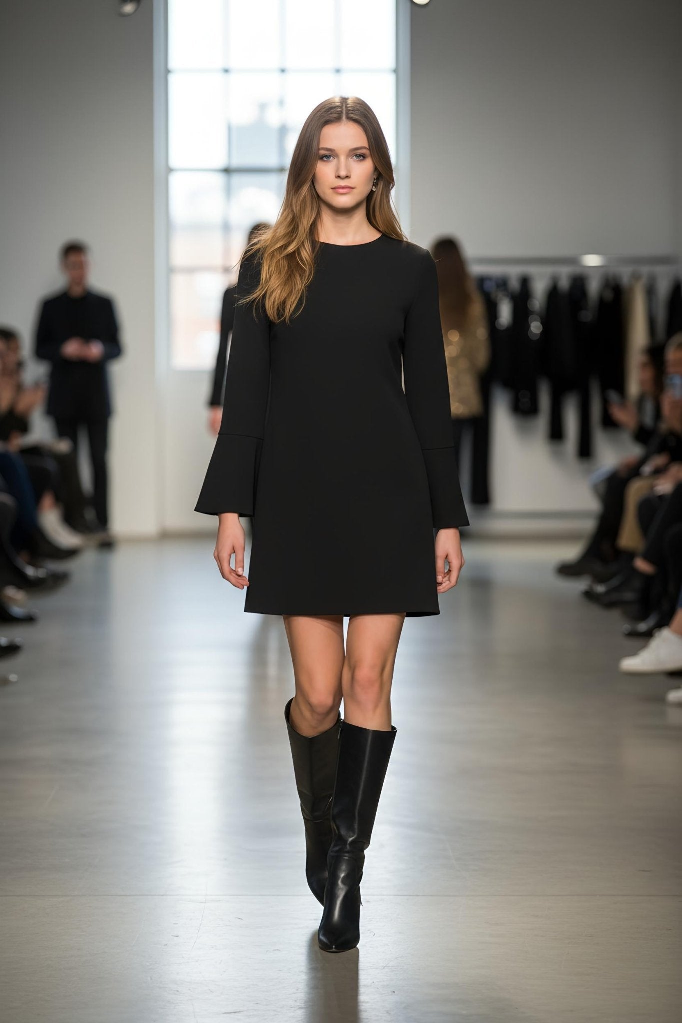 NIKKIB SOFT CHIC™ Long Sleeve Dress