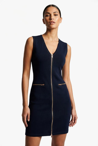 Nikkib Soft Chic Zipper Dress