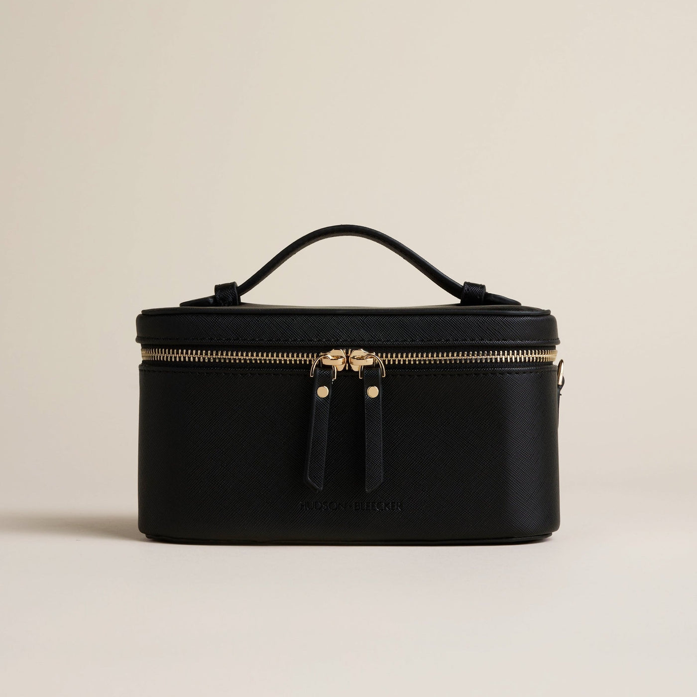 Jetsetter Train Case - Black - Luxury Travel Makeup Case