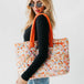 Orange Watercolor Floral