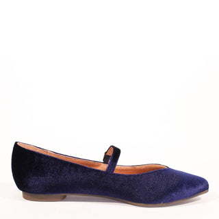 Prime Velvet Mary Jane Flats - Glamourous Grace