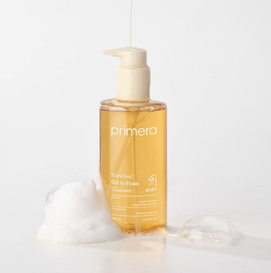 primera Enriched Body Oil to Foam Cleanser 390ml - Glamourous Grace