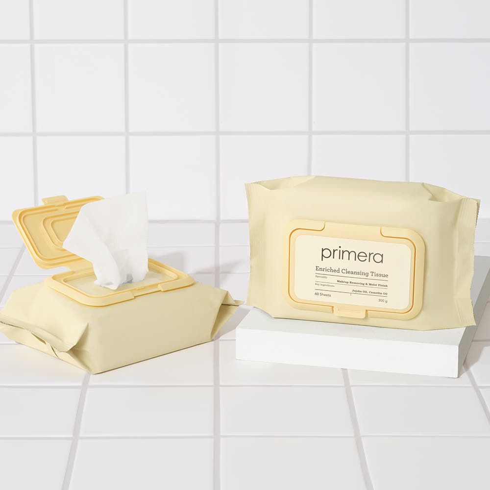 primera Enriched Cleansing Tissue 300g/60ea - Glamourous Grace