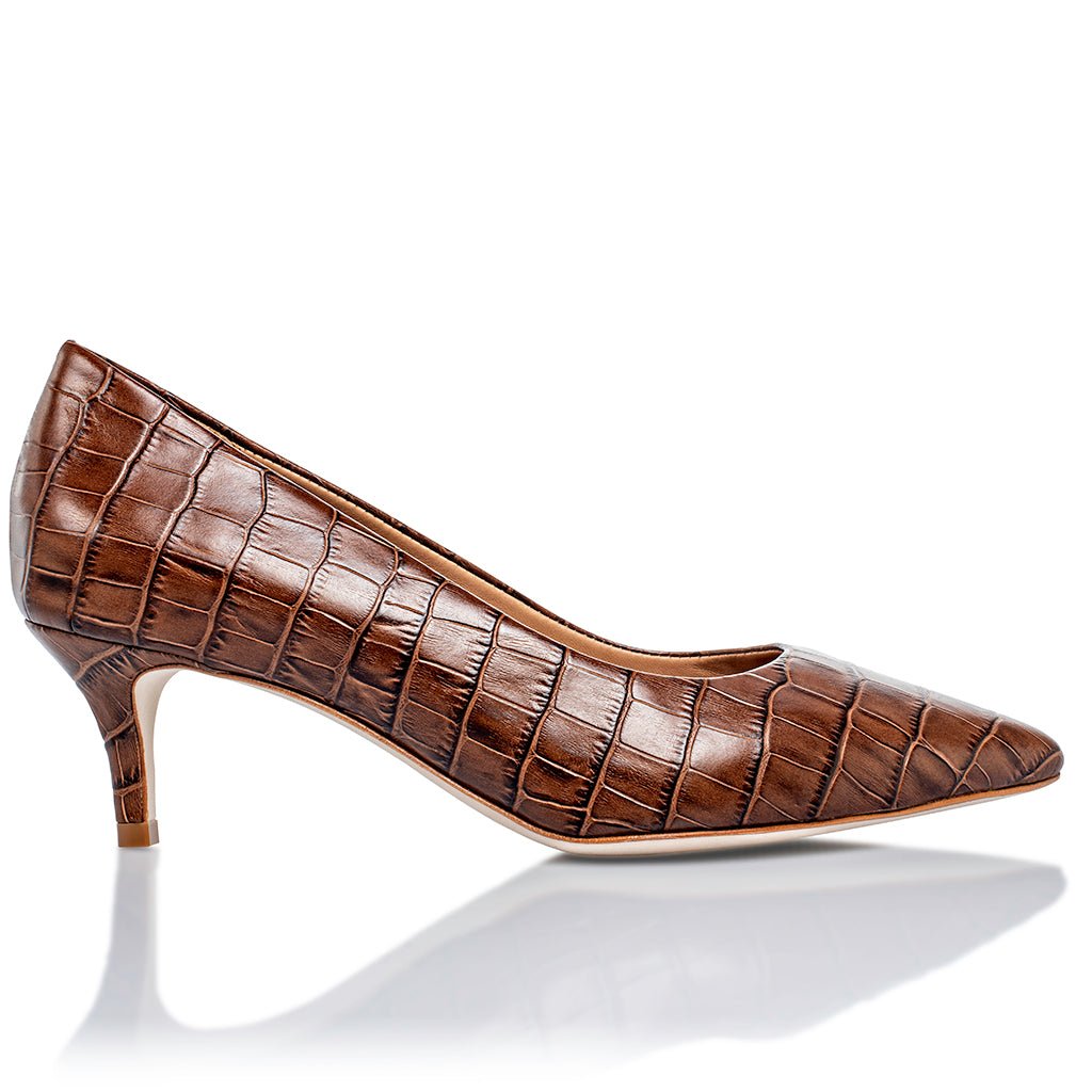 Callie Brown Croco - Glamourous Grace