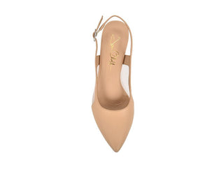 Dance New Nude Nappa/Clear Mesh