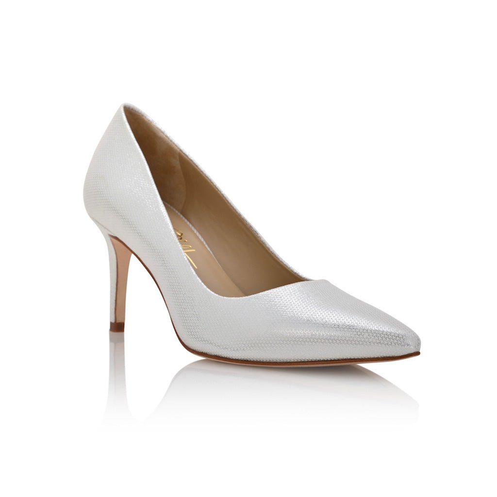Deborah Silver Mesh Leather - Glamourous Grace