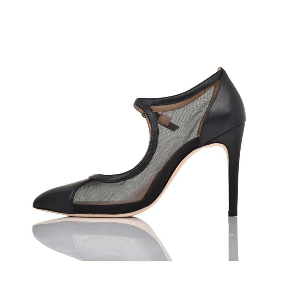 Rebecca Black Lux Nappa Black Mesh - Glamourous Grace