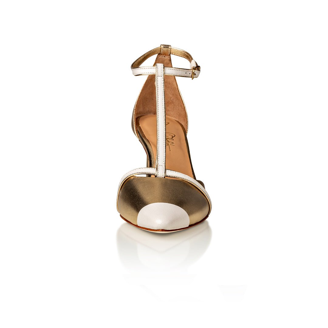 Desiree Gold / Off White Nappa - Glamourous Grace