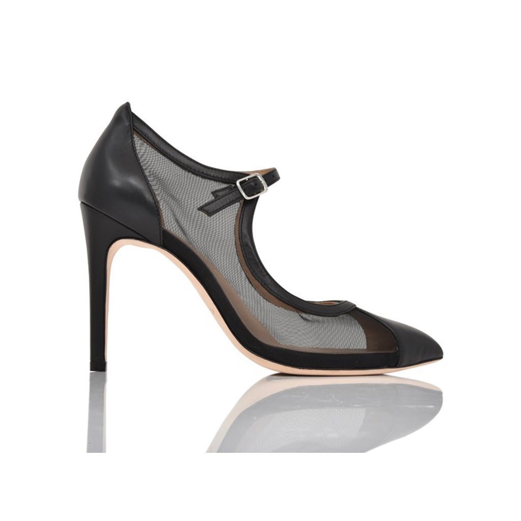 Rebecca Black Lux Nappa Black Mesh - Glamourous Grace