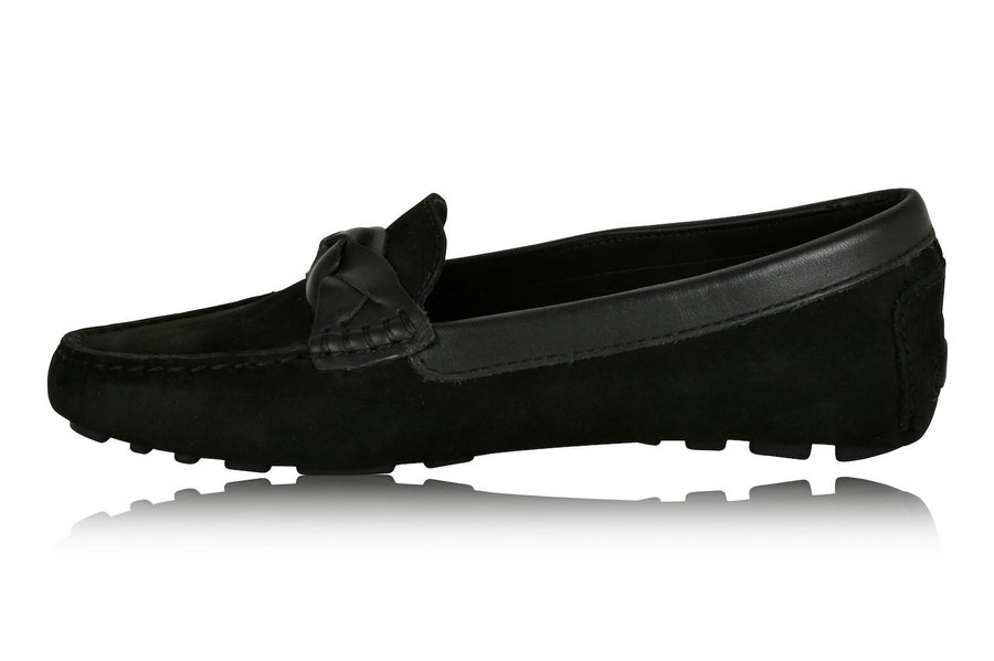 PIPER Leather Driving Loafer Black - Glamourous Grace