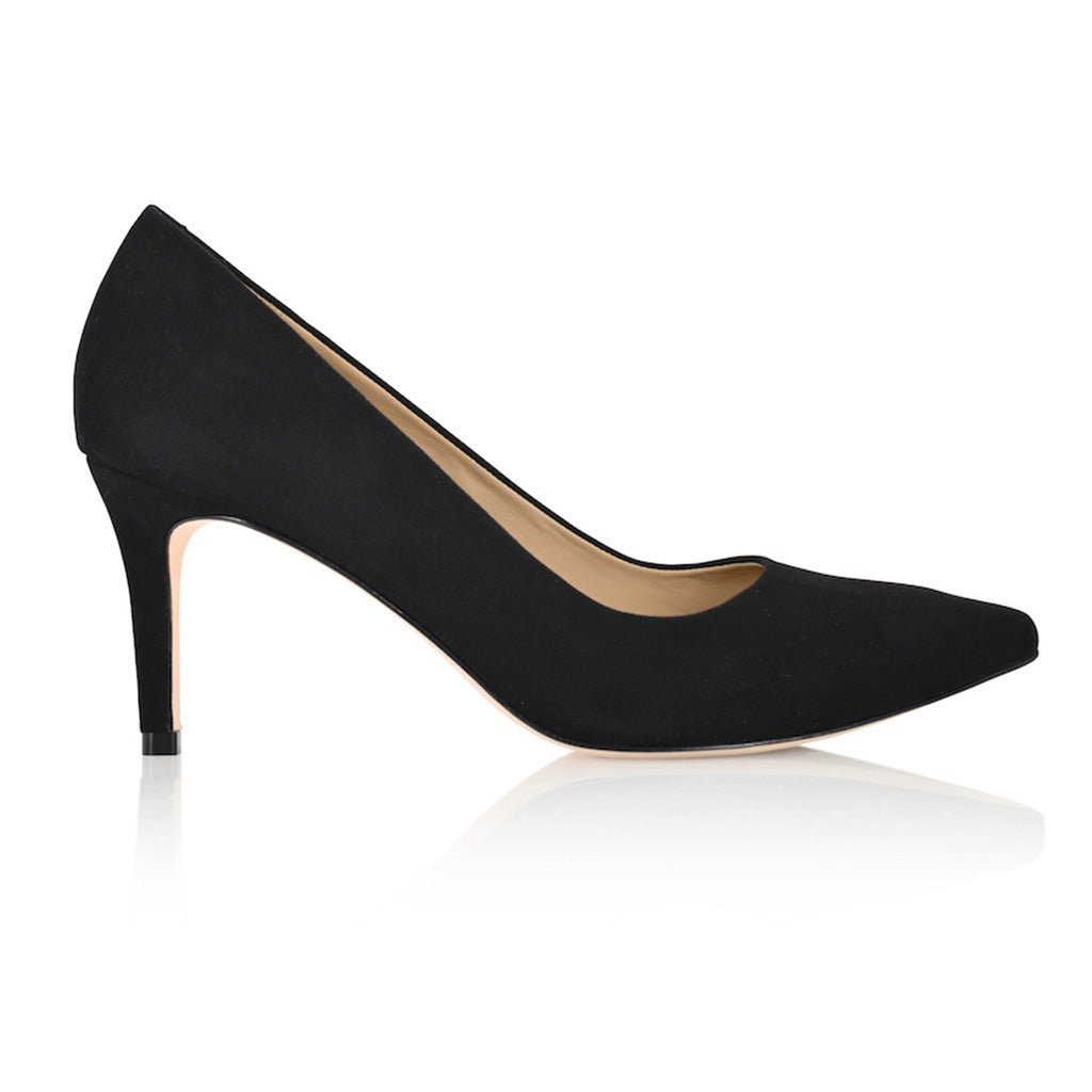 Deborah Black Kid Suede - Glamourous Grace