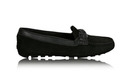 PIPER Leather Driving Loafer Black