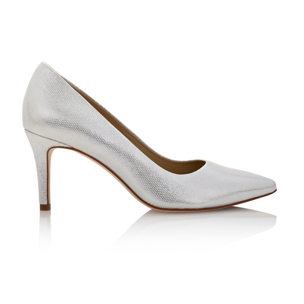 Deborah Silver Mesh Leather - Glamourous Grace
