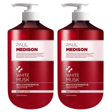 PAUL MEDISON Signature Large Capacity Perfume Body Lotion White Musk 1,077ml X 2ea - Glamourous Grace