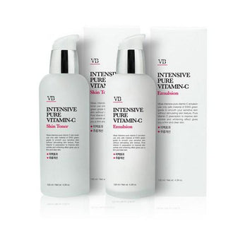 VIBAS Intensive Pure Vitamin C Skin Toner 140ml + Emulsion Set 140ml