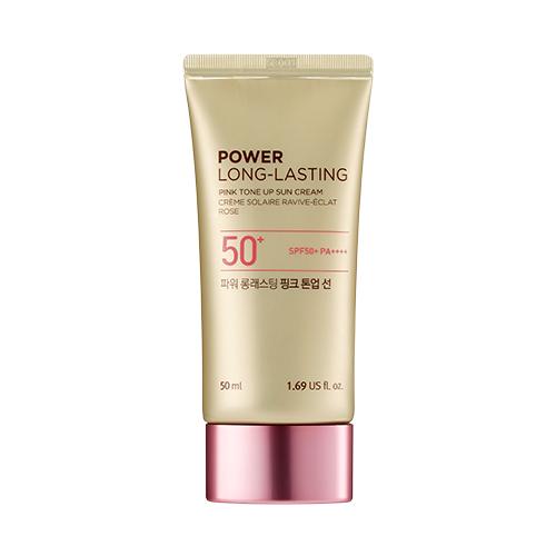 THE FACE SHOP Power Long Lasting Tone Up Sun Pink SPF 50+ PA++++ 50ml - Glamourous Grace